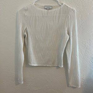 Rihoas white long sleeved top